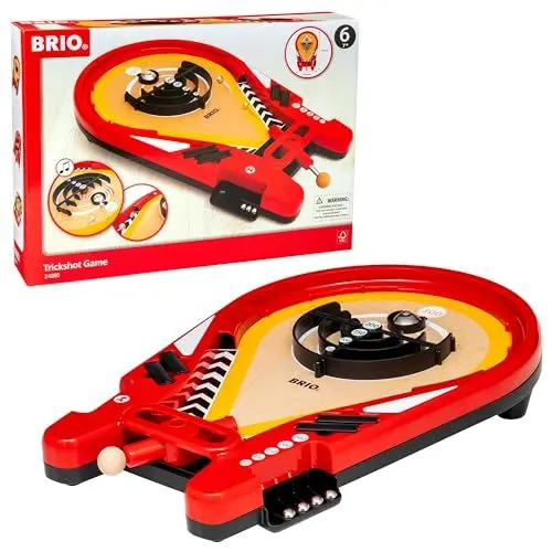Produktbild: BRIO 34080 Trickshot-Geschicklichkeitsspiel - Spannendes Challenge Game mit vielfältigen Spielfunktionen - Empfohlen ab 6 Jahren