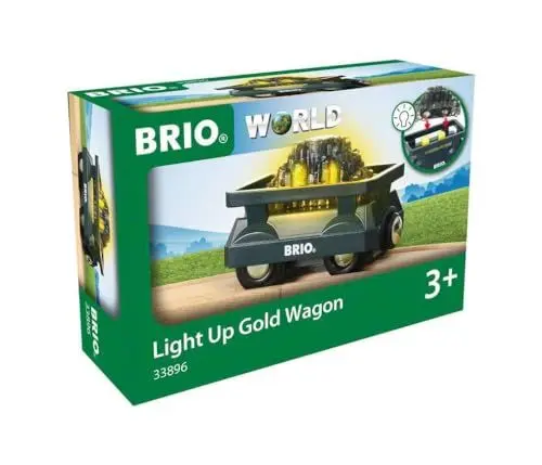 Produktbild: BRIO 33896 Goldwaggon mit Licht
