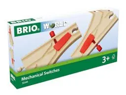 Produktbild: BRIO World - Mechanisches Weichenpaar (L1/M1)