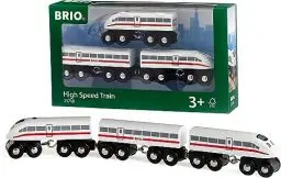 Produktbild: BRIO 33748 Schnellzug mit Sound, Holz, 3teilig