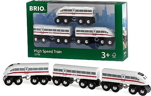 Produktbild: BRIO 33748 Schnellzug mit Sound, Holz, 3teilig