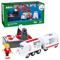 Produktbild: BRIO World 33510 IR Express Reisezug - Elektrische Lokomotive mit Fernsteuerung - Zubehör- Kleinkindspielzeug empfohlen ab 3 Jahren, tolles