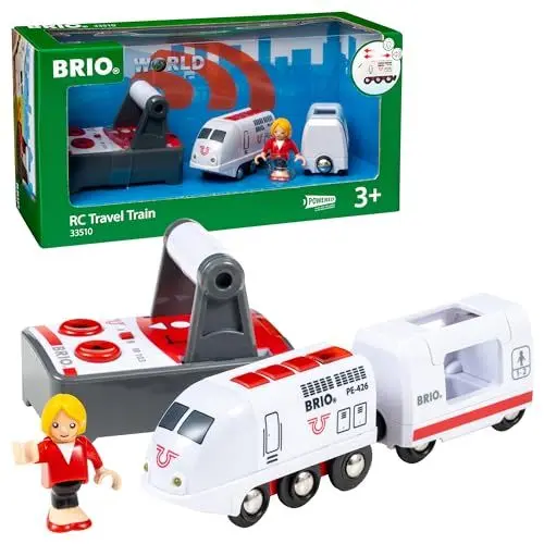 Produktbild: BRIO World 33510 IR Express Reisezug - Elektrische Lokomotive mit Fernsteuerung - Zubehör- Kleinkindspielzeug empfohlen ab 3 Jahren, tolles