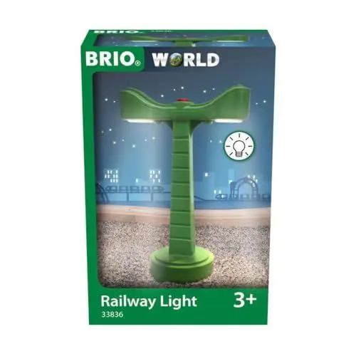 Produktbild: BRIO World 33836 LED-Schienenbeleuchtung - Zubehör Holzeisenbahn - Empfohlen ab 3 Jahren
