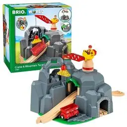 Produktbild: BRIO World 33889 Große Goldmine mit Sound-Tunnel - Zubehör Holzeisenbahn - Kleinkinderspielzeug empfohlen für Kinder ab 3 Jahren