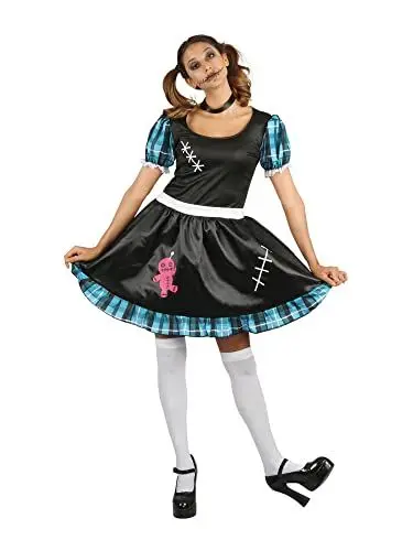 Produktbild: Bristol Novelty AF082 Voodoo-Frau, Women, Mehrfarbig, Einheitsgröße