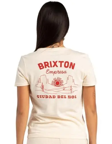 Produktbild: Brixton Empresa Fitted Tee, Cremeweiß, Mittel