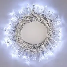 Produktbild: BrizLabs 15M 100 LED Lichterkette Außen Kaltweiß Weihnachten Beleuchtung Outdoor 8 Modi Wasserdicht für Innen Weihnachtsbaum Zimmer Garten Party Hochzeit Halloween Deko