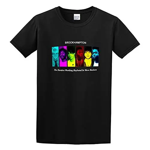 Produktbild: Brockhampton Iridescence Unisex 100% Cotton Short-Sleeve T-Shirts Black XXL