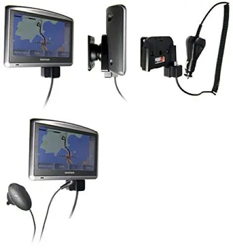 Produktbild: Brodit Gerätehalter 215251 | Made IN Sweden | mit Ladefunktion für Navigationsgeräte - Tomtom One XL, One XL-S