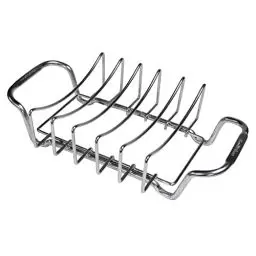 Produktbild: Broil King, 38,5x22x9,5cm. Sparerib und Bratengestell, Edelstahl, 5 x 5 x 5 cm, 62602