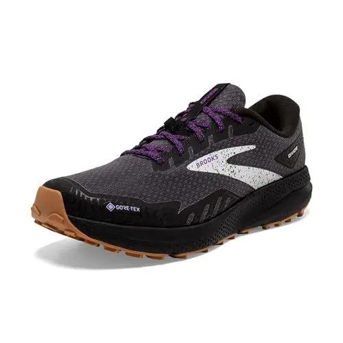 Produktbild: BROOKS Damen Divide 4 GTX Sneaker, Schwarz/Geschwärzte Perle/Lila, 37.5 EU