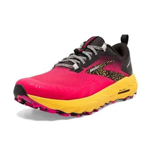 Produktbild: Brooks Damen Cascadia 17 Sneaker, Diva Pink Black Lemon Chrome, 38.5 EU