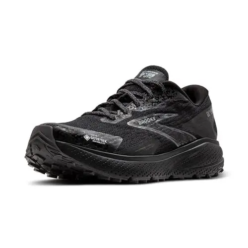 Produktbild: Brooks Damen Divide 5 GTX Laufschuhe Trailschuh Black/Alloy/Primer Grey - Schwarz 38,5