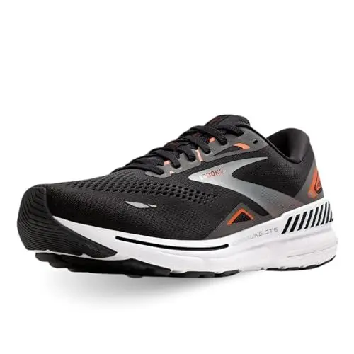 Produktbild: BROOKS Herren Adrenaline GTS 23 Sneaker, Schwarz/Marinrot/Silber, 46 EU