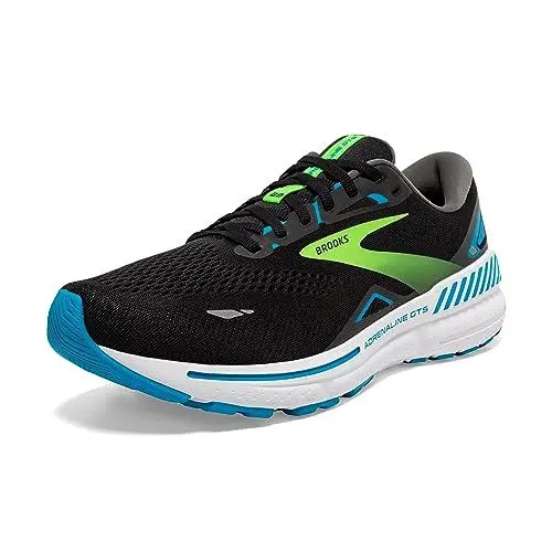 Produktbild: Brooks Herren Adrenaline Gts 23 Sneaker, Black Hawaiian Ocean Green, 43 EU