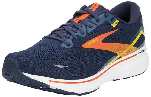 Produktbild: Brooks Herren Ghost 15 Sneaker, Peacoat Red Yellow, 46 EU