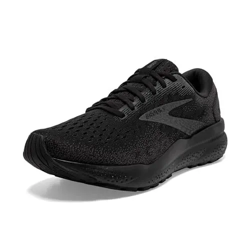 Produktbild: Brooks Herren Ghost 16 Laufschuhe Neutralschuh Black/Black/Ebony - Schwarz 42