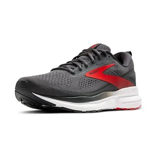 Produktbild: BROOKS Herren Trace 3 Sneaker, Ebenholz/Feuerrot/Weiß, 46.5 EU
