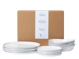 Produktbild: Broste Copenhagen 80019733 Salt Geschirrset, Steingut Weiß