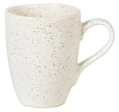 Produktbild: Broste Copenhagen Nordic Vanilla Henkelbecher aus Steingut in der Farbe Vanilla 250ml, Maße: 8cm x 8cm x 10cm, 14533425