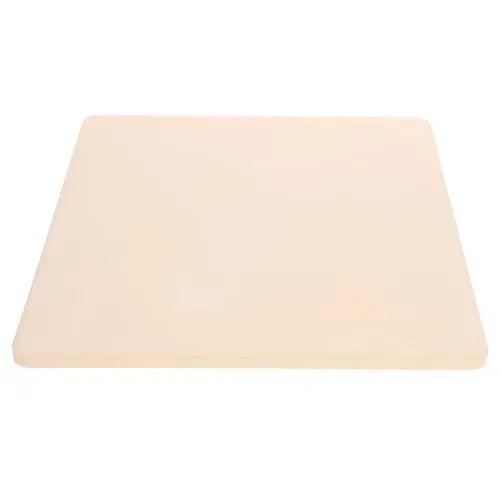 Produktbild: Brotbackstein Sicherer Backstein Quadratischer Backstein Kochpfanne Für Backofen Backwerkzeug Quadratische Grillpfanne Quadratischer Ofenstein Cordierit Pizza Weiß Küchenwaren
