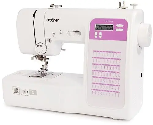 Produktbild: Brother CX70PES Elektronische Nähmaschine mit 70 Stichen Nähen, Freiarm Computer-Nähmaschinen, Einfädelautomatik (Neues Modell), Weiß