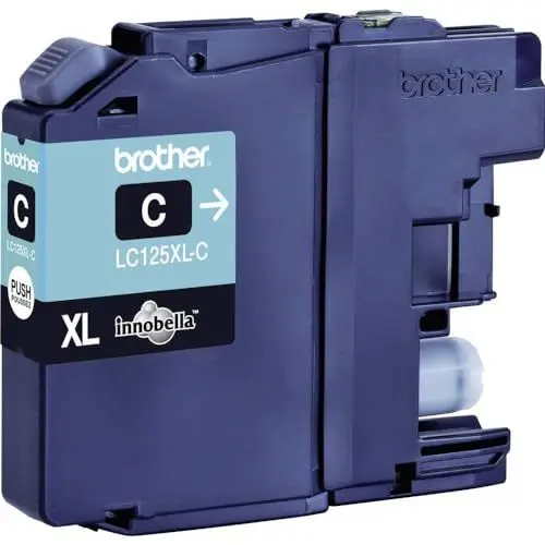 Produktbild: Brother LC-125XLC LC-125XL Tintenpatrone hohe Kapazität 1.200 pages, cyan, LC125XLC