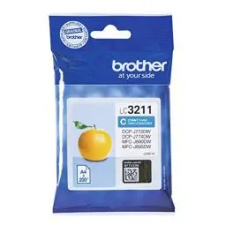 Produktbild: Brother LC-3211C Tintenpatrone (für Brother DCP-J772DW, DCP-J774DW, MFC-J890DW, MFC-J895DW) cyan