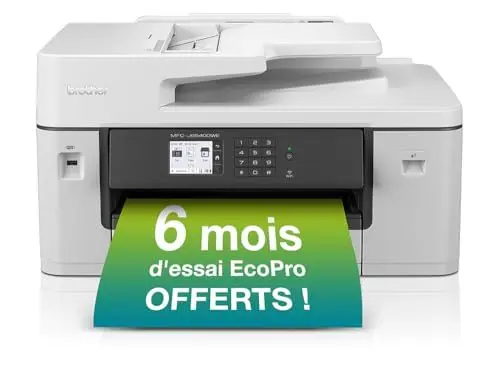 Produktbild: Brother MFC-J6540DWE EcoPro DIN A3 4-in-1 Farbtintenstrahl-Multifunktionsgerät (250 Blatt Papierkassette, Drucker, Scanner, Kopierer, Fax), Mittel