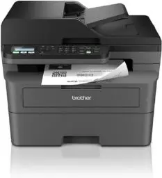 Produktbild: Brother MFC-L2835DW | 4-in-1-Multifunktionsdrucker (Drucken/Scan/Kopieren/Faxen) Laserdrucker Monochrom – WLAN & Ethernet – Dokumentenzuführung (ADF) für 50 Blatt – Druckgeschwindigkeit von 32 Seiten