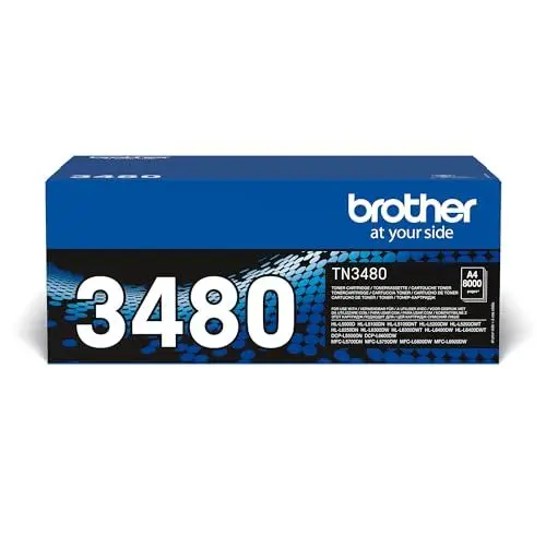 Produktbild: Brother Original Tonerkassette TN-3480 schwarz (für Brother HL-L5000DN, HL-L5100DN, HL-L5100DNT, HL-L5100DNTT, HL-L5200DW, DCP-L5500DN, MFC-L5700DN, MFC-L5750DW)