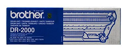 Produktbild: Brother Original Trommeleinheit DR-2000 (für Brother DCP-7010, DCP-7010L, FAX-2820, HL-2030, FAX-2920, DCP-7025, HL-2040, HL-2070N, MFC-7225N, MFC-7420, MFC-7820N)