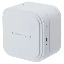 Produktbild: Brother P-touch CUBE Pro PT-P910BT Drucker für Etiketten und Bänder, komplett und kompakt, mit USB-Lade- und Bluetooth-Konnektivität, automatischer Schneidemaschine, komplett geschnitten, bis zu 36 mm