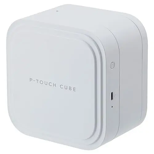 Produktbild: Brother P-touch CUBE Pro PT-P910BT Drucker für Etiketten und Bänder, komplett und kompakt, mit USB-Lade- und Bluetooth-Konnektivität, automatischer Schneidemaschine, komplett geschnitten, bis zu 36 mm