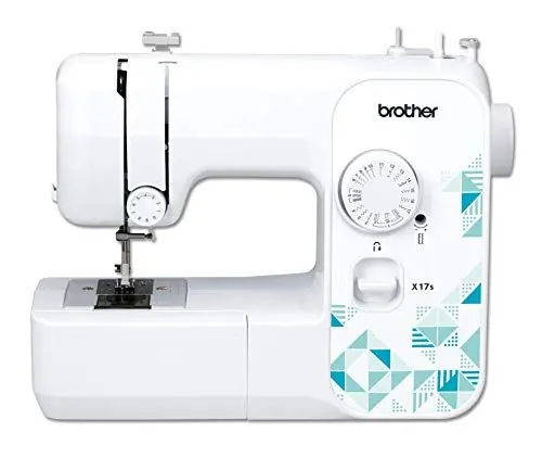 Produktbild: Brother X17s mechanische Nähmaschine, Kunststoff, Weiß/Blau, 40 x 15 x 33 cm