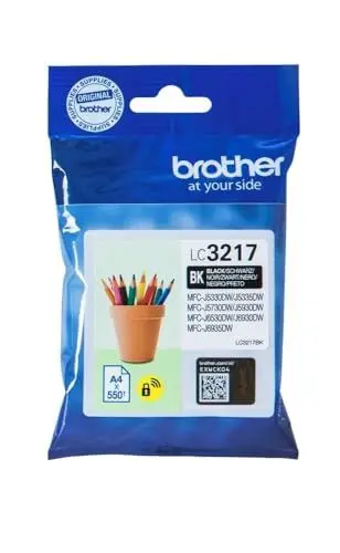 Produktbild: Brother,LCBK,Original AA8Tintenpatrone LC-3217BKschwarz (für BrotherMFC-J5330DW, -J5335DW, -J5730DW, -J5930DW, -J6530DW,-J6930DW, -J6935DW)