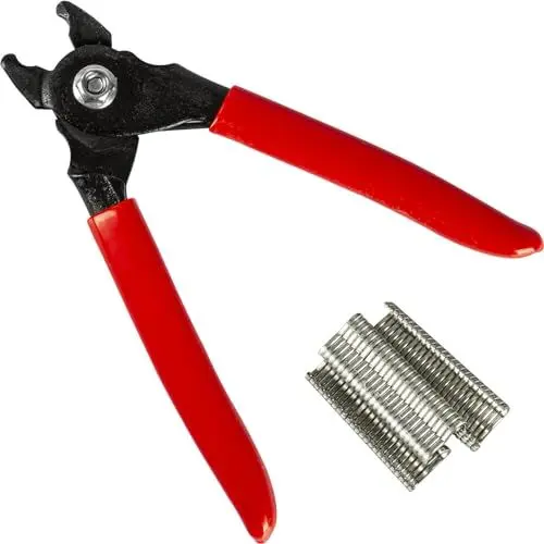 Produktbild: BROWIN® Wurstclipper Wurstklipper 313313 | Handklipper + 60 Clips im Set | zum professionellen Verschliessen von Würsten mit Kunst- oder Naturdarm