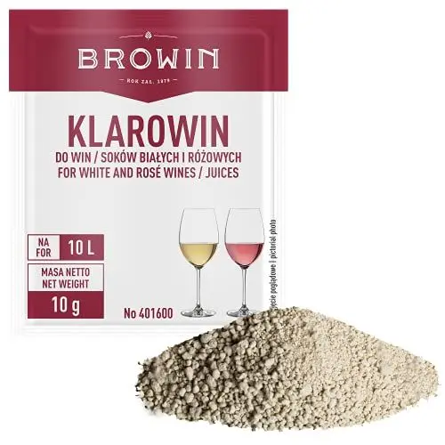 Produktbild: Browin 401600 Klarowin – Weinklärmittel, 10 g