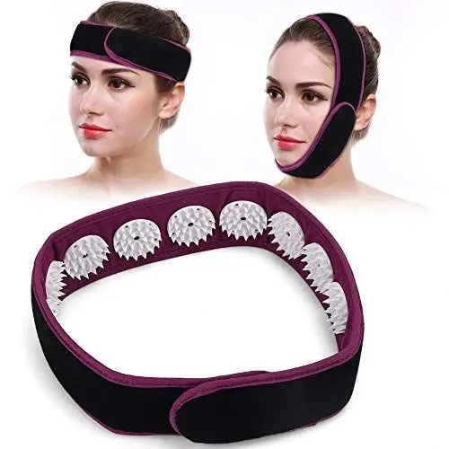Produktbild: Brrnoo Massage Stirnband für Druckpunkt-Massage zur Linderung von Kopfschmerzen, Yoga Sweatband zur Entspannung und Stressreduktion