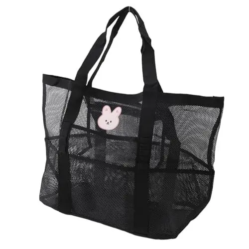 Produktbild: Brrnoo Strandtasche Groß Wasserdichte Tasche mit Reißverschluss für Urlaub, Schwimmbad, Sommer, Outdoor, Reisen, Aufbewahrung