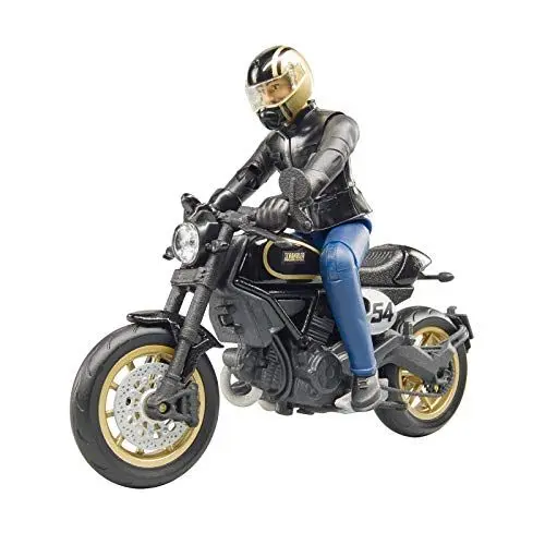 Produktbild: Bruder 63050 - Scrambler Ducati Cafe Racer mit Fahrer