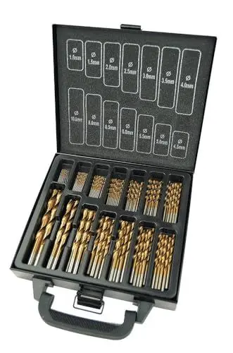 Produktbild: Brüder Mannesmann HSS-Spiralbohrersatz, 99-teilig | M54399