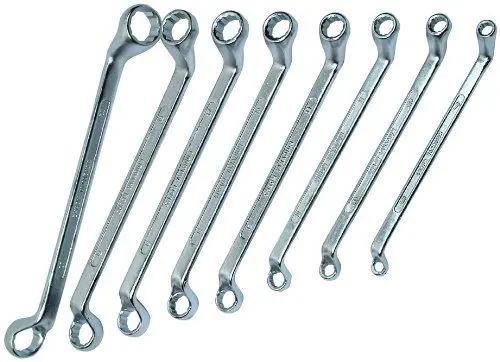 Produktbild: Brüder Mannesmann Ringschlüsselsatz, 6-22 mm, Chrom-Vanadium, 8-teilig | M 140-08DIN
