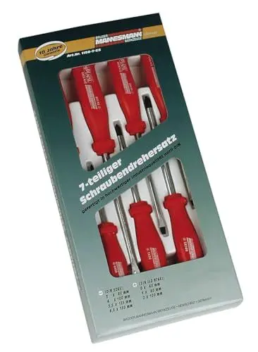Produktbild: Brüder Mannesmann Schraubendrehersatz, 7-teilig | M 1190-07-GS