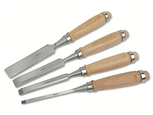 Produktbild: Brüder Mannesmann Stechbeitelsatz, 4-teilig | M 609
