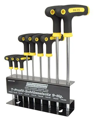 Produktbild: Brüder Mannesmann TX-Schlüsselsatz, 9-teilig | M18166