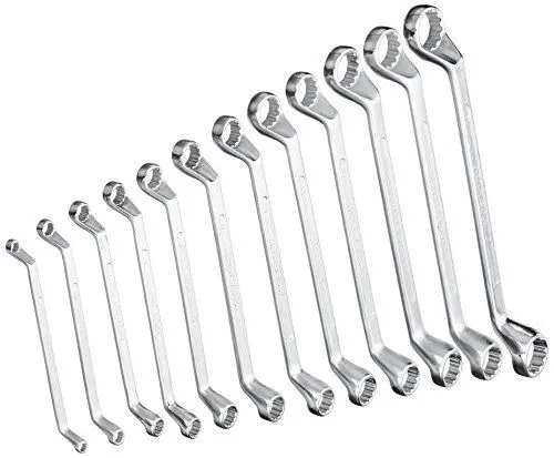 Produktbild: Brüder Mannesmann Ringschlüsselsatz, 6-32 mm, Chrom-Vanadium, 12-teilig | M 140-12
