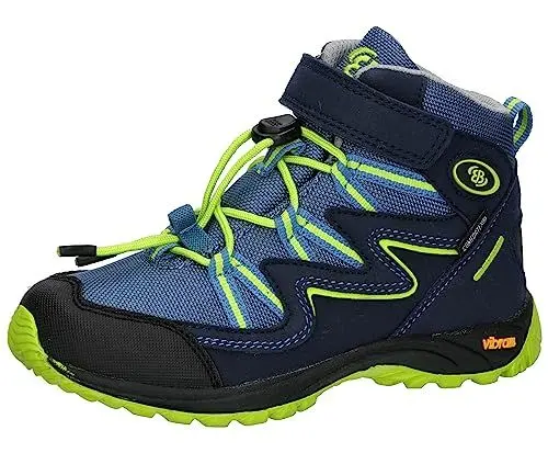 Produktbild: Brütting Jungen Atlanta High Vs Traillaufschuh, Marine Blau Lemon, 36 EU