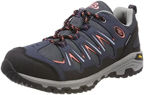 Produktbild: Brütting Damen Expedition Walkingschuhe, Blau Marine Schwarz Lachs Marine Schwarz Lachs, 41 EU